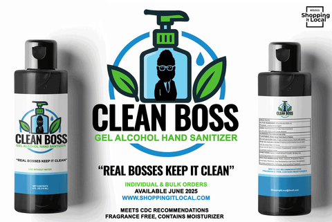 CLEAN BOSS – Gel Alcohol Hand Sanitizer (Fragrance-Free)