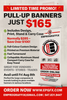 Retractable / Pull-Up Banner Set (33" x 80")