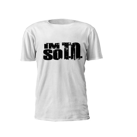 exclusive "I'M SO T.O." Short-Sleeve Round Neck Cotton T-Shirt (Inventory Clear Out)