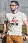 Music Is My Life Short Sleeve T-Shirt
