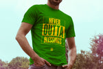 Exclusive "NEVER OUTTA BLESSINGS" Cotton T-Shirt (Inventory Clear Out)